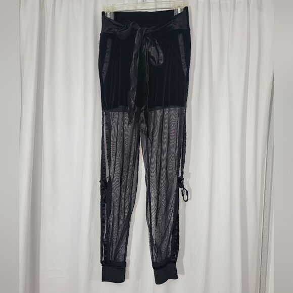 Erina Meliz velour mesh pants - Picture 4 of 16